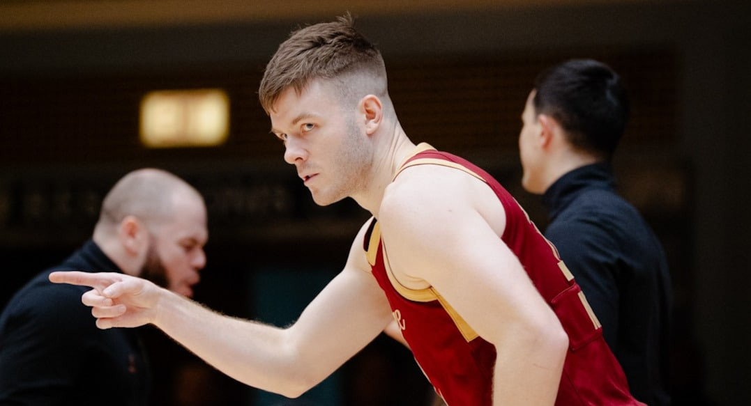 Sean McNeil giving direction